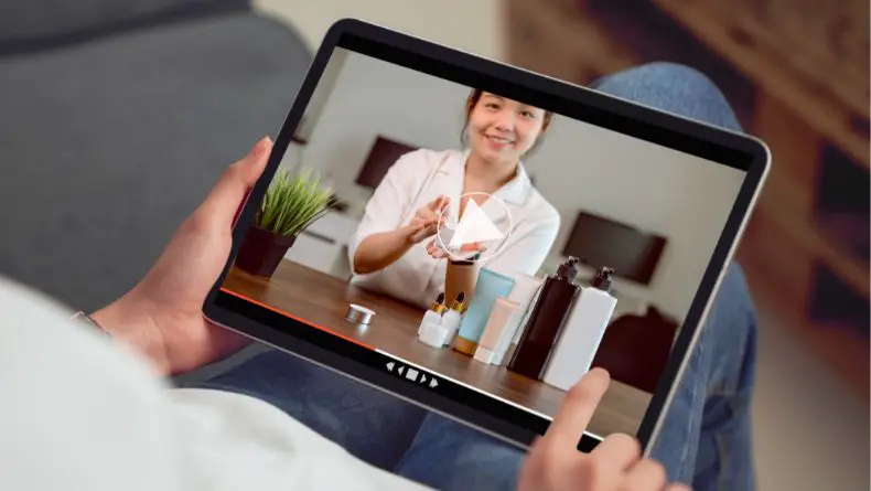 A tablet with a good camera is a must for video calls as it makes the conversation much more efficient