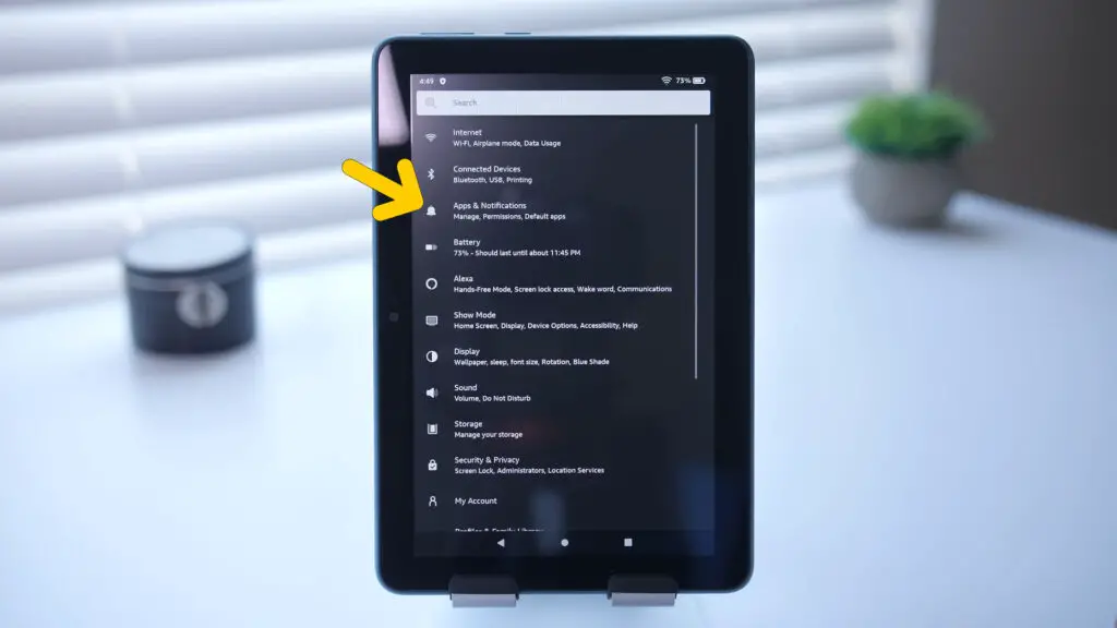 Fire Tablet Apps & Notifications